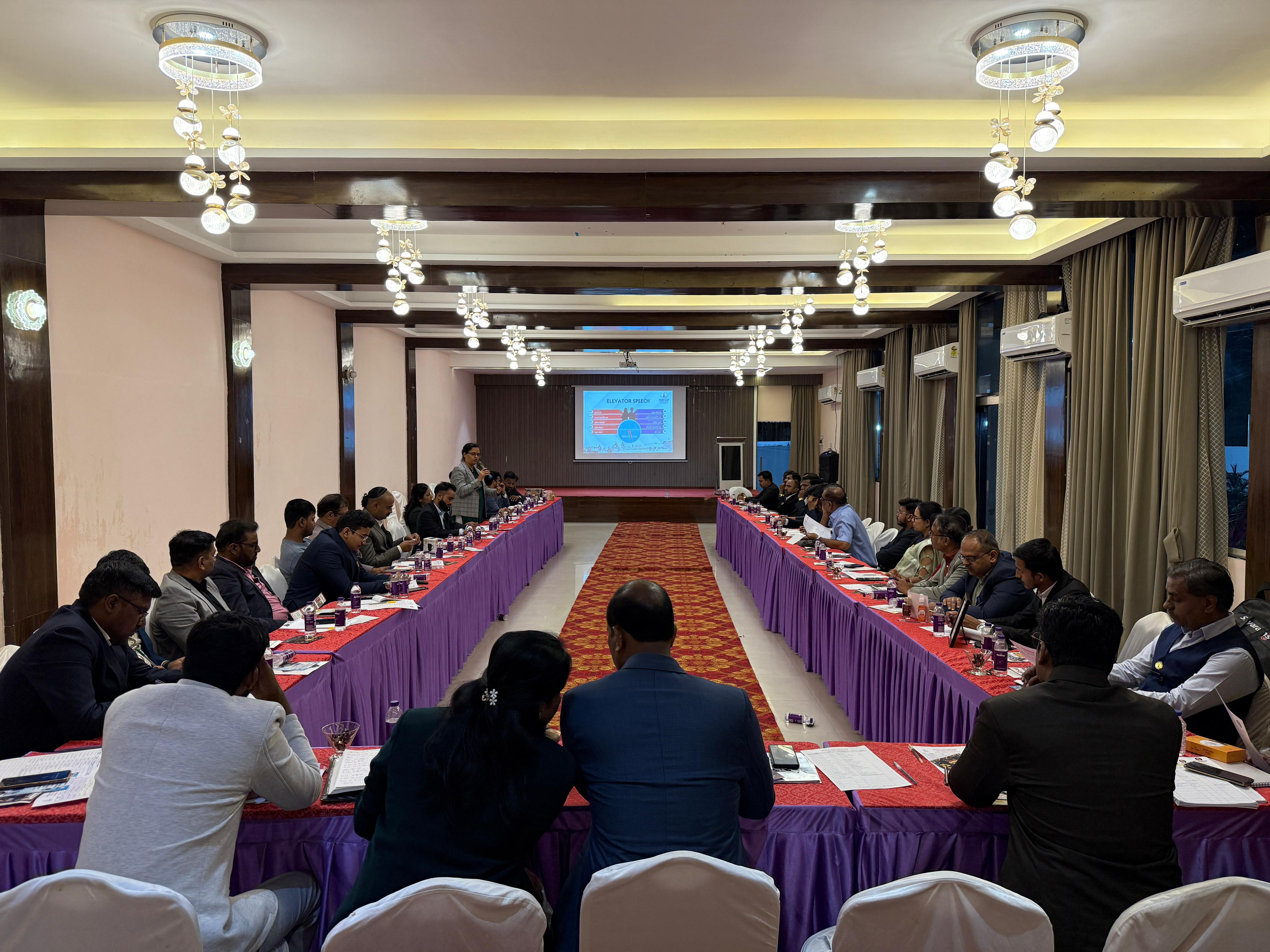 Wedding table centerpiece with candles